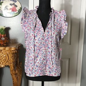BB Dakota by Steve Madden Floral Ditsy Top Size Small NWT